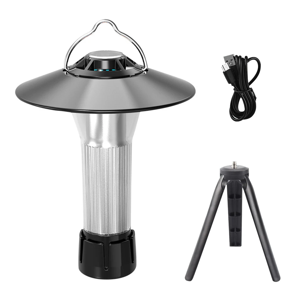 

Наружный фонарь, водонепроницаемый супер яркий USB перезаряжаемый портативный светодиодный фонарик, палатка для экстренных ситуаций, магни...