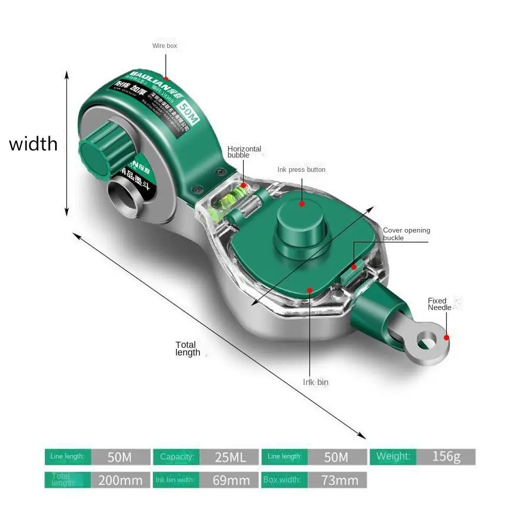 Чернильный строительный маркер