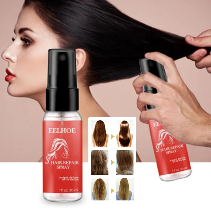 

Эффективное средство для лечения волос, сглаживающий спрей, Восстанавливающее Средство для волос, средство для лечения волос, делает блеск ...