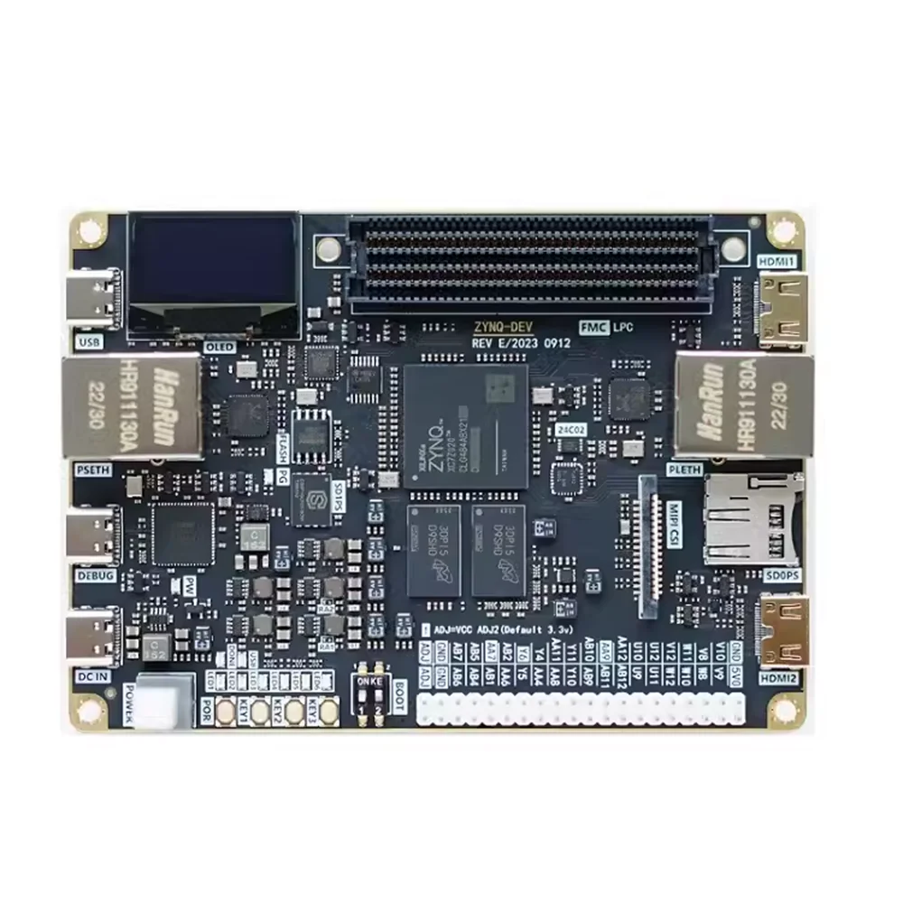 Фото Плата разработки AvaCoreFPGA ZYNQ7000 XC7Z020, совместимая с Zedboard, с FMC, LPC, двумя портами Gigabit Ethernet, двумя портами HDMI, SD, гироскопом №2