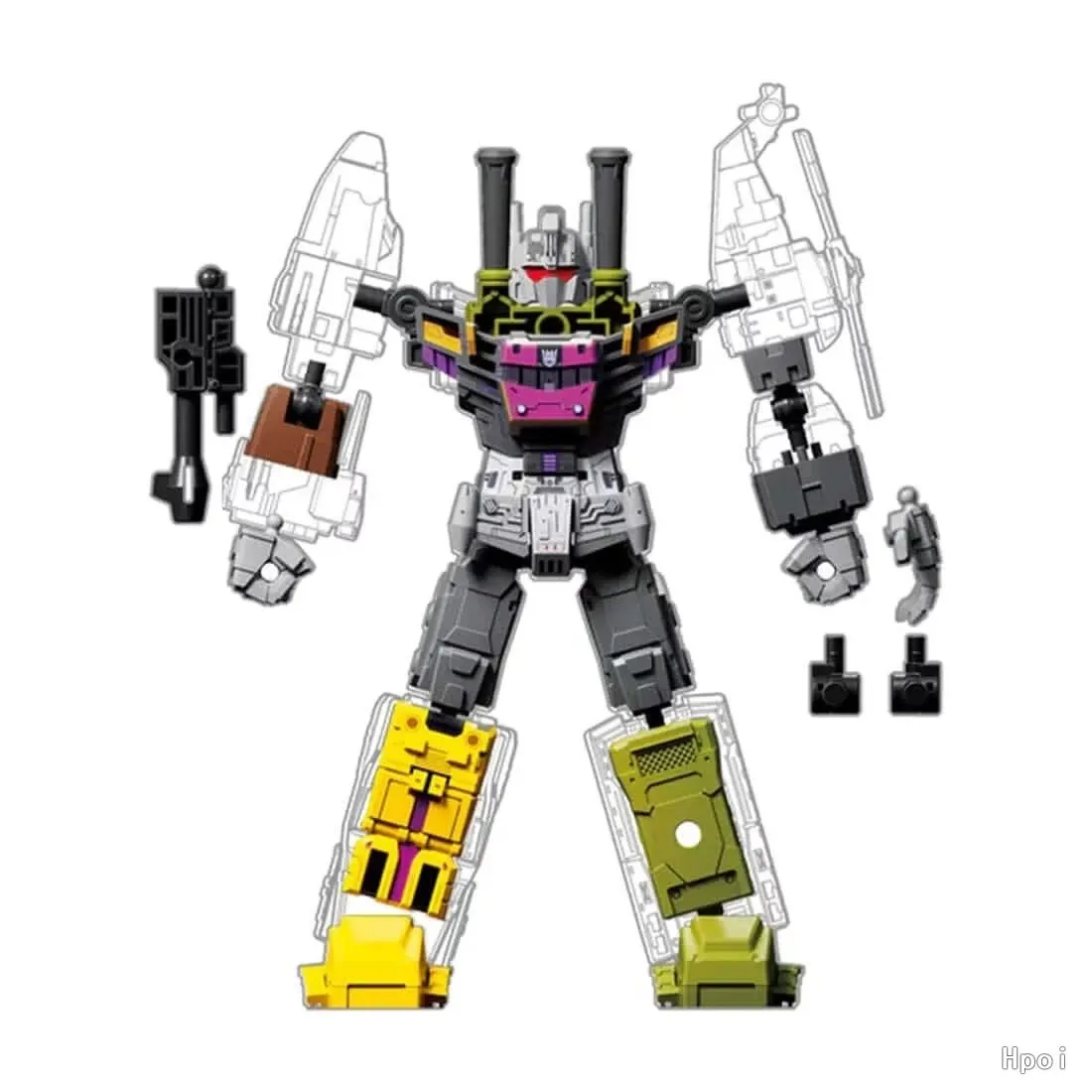 Фото В наличии: Сборная фигурка Blokees TF Bruticus Vol 4-6 №2