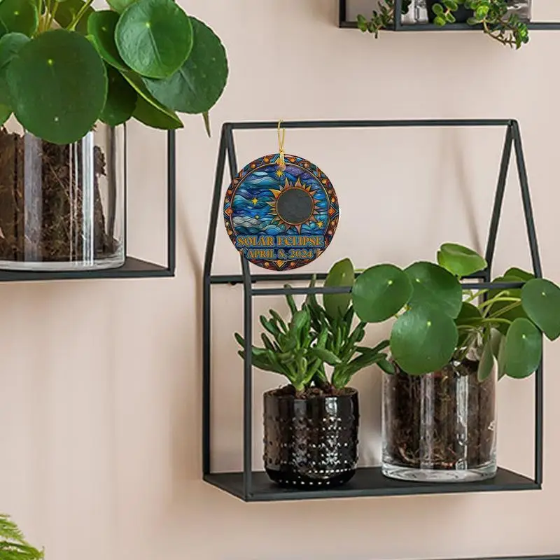 Орнамент солнечного затмения 2024 креативные украшения для вечеринки в виде декор