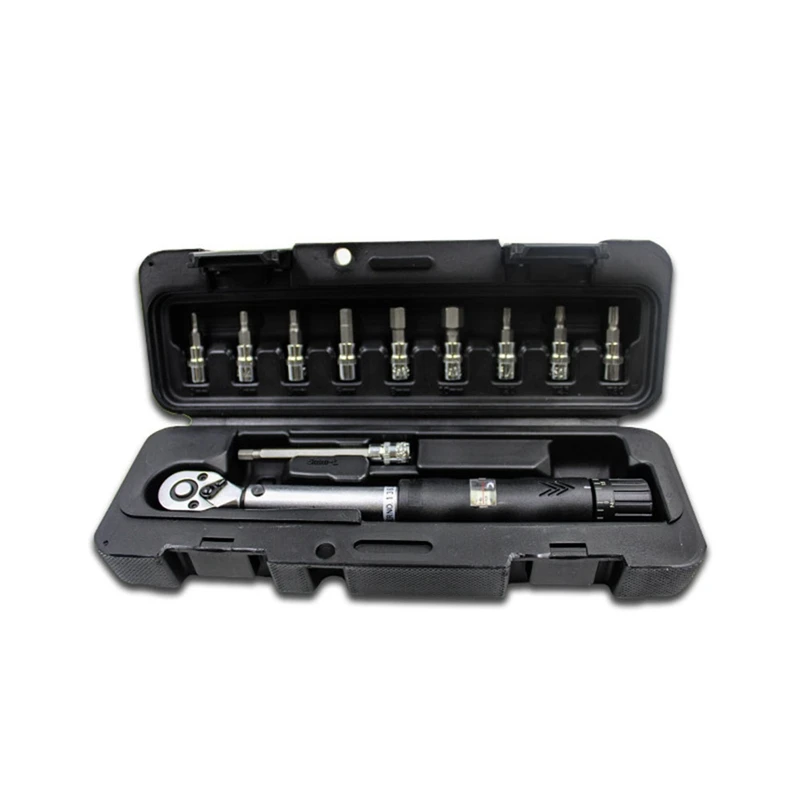 

1/4Inch 2-14Nm Torque Wrench Set Bicycle Repair Tools Kit Ratchet Machanical Torque Spanner Manual Torque Wrench