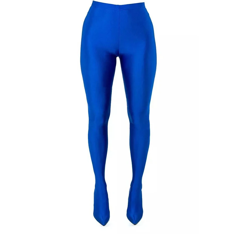 Dovereiss 2023 Fashion Winter Ladies Sexy Red Pointed Toe Trousers Shoes Stilettos Heels Thigh  High Boots Big  Size 44 45 46 47