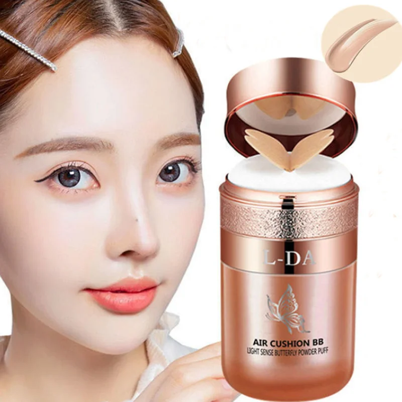 

Air Cushion BB Cream Makeup Moisturize Concealer Foundation Liquid Makeup Cushion Brighten Skin Butterfly Light Perception Hold
