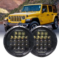 car led h4 7inch round led headlight for lada niva4x4 uaz hunter hummer 7 round led projection headlights for harley motorcycle