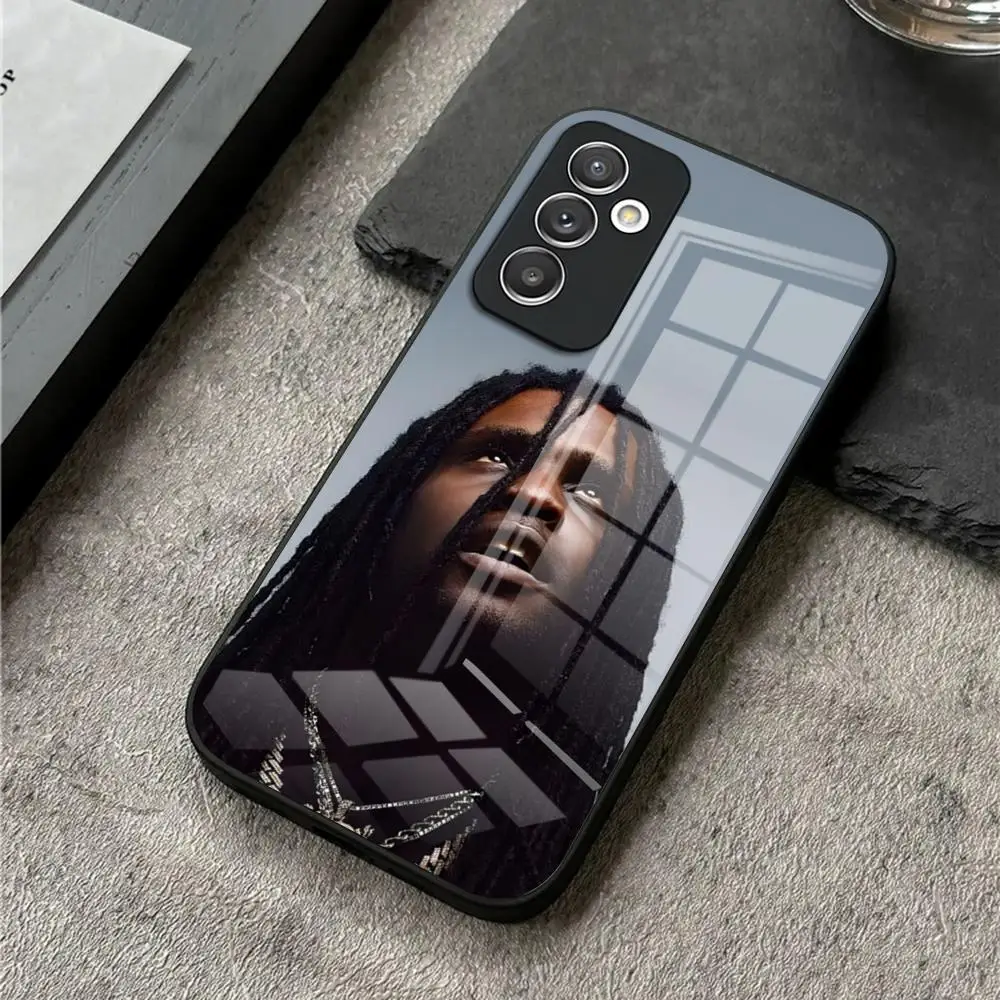 Чехол для телефона Rapper C-Chief Keef для Samsung S25 Ultra, S26, S23, S24 Plus, S22, S20, S21 FE, A54, A34, A53, A16, стеклянная крышка (art.: 3920da2cc05b9) - 3920da2cc05b9