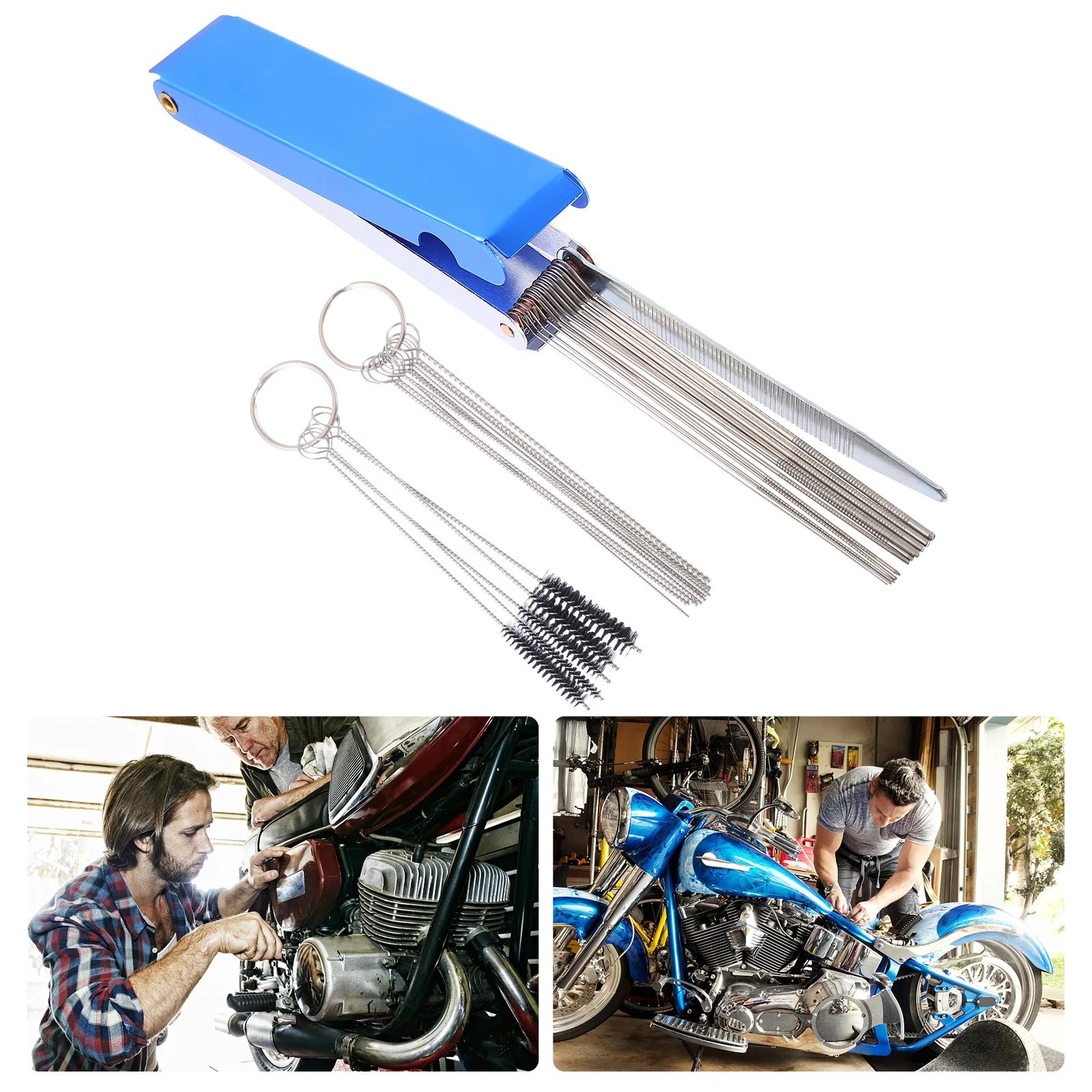 

Carburetor Carb Cleaner Cleaning Brush Tool Motorbike Screwdriver Pilot Motorcycle Wire Kit Adjusting