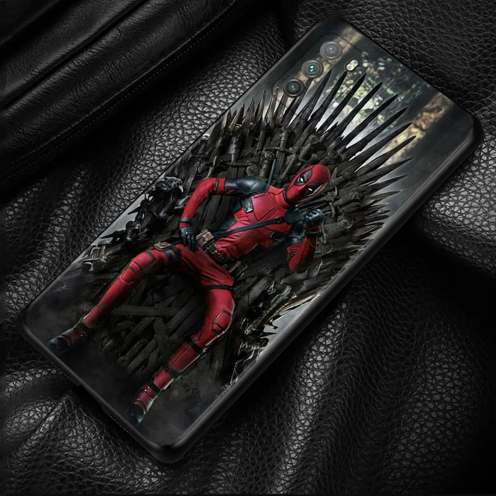 Чехол для телефона Xiaomi POCO F1 X3 GT X4 NFC M3 M4 Pro 11T 12 10T 11 Lite 9T Note 10 Coque Deadpool Mask Icon |