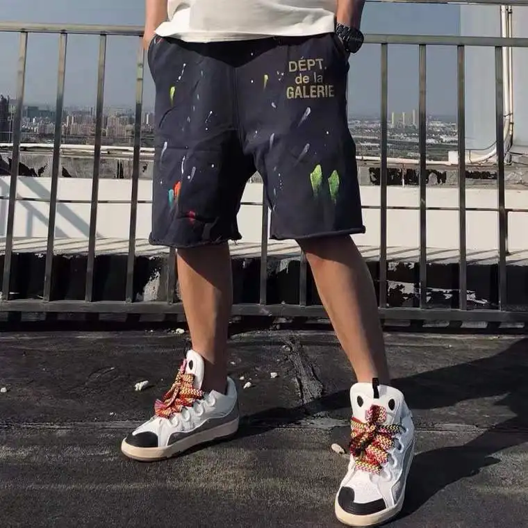 

Men's Fashion Kanye West Hip Hop Street High Street Shorts Sports Graffiti Designer Cropped Cotton Vintage Shorts Trousers