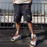 mens fashion kanye west hip hop street high street shorts sports graffiti designer cropped cotton vintage shorts trousers