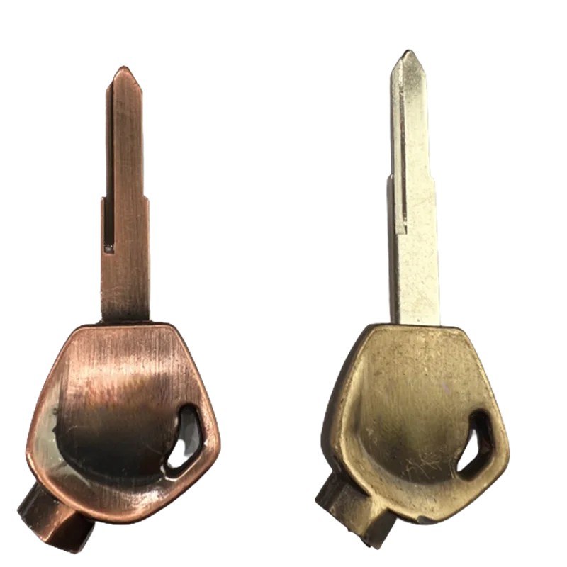 

plating handle with magnetic PHD 38 gold Motorcycle left groove and right groove blank keys