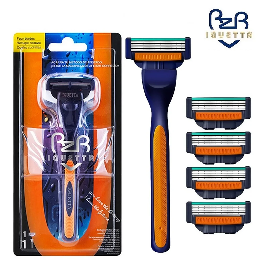 Blades Sharp Durable Stainless Steel Shaver Replacement Heads Compatible Mach 3