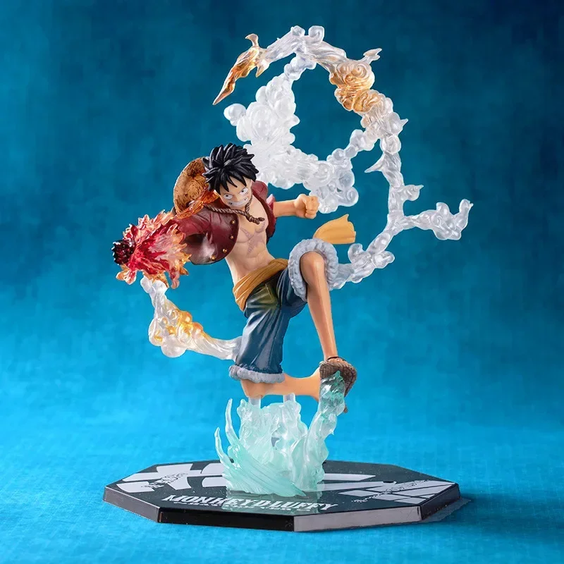 Фото Аниме-фигурки One Piece: Луффи, Монки Ророноа Эйс, Винсмоук Санджи — коллекционные модели из ПВХ, игрушки-трюкачи, украшения, подарки №2