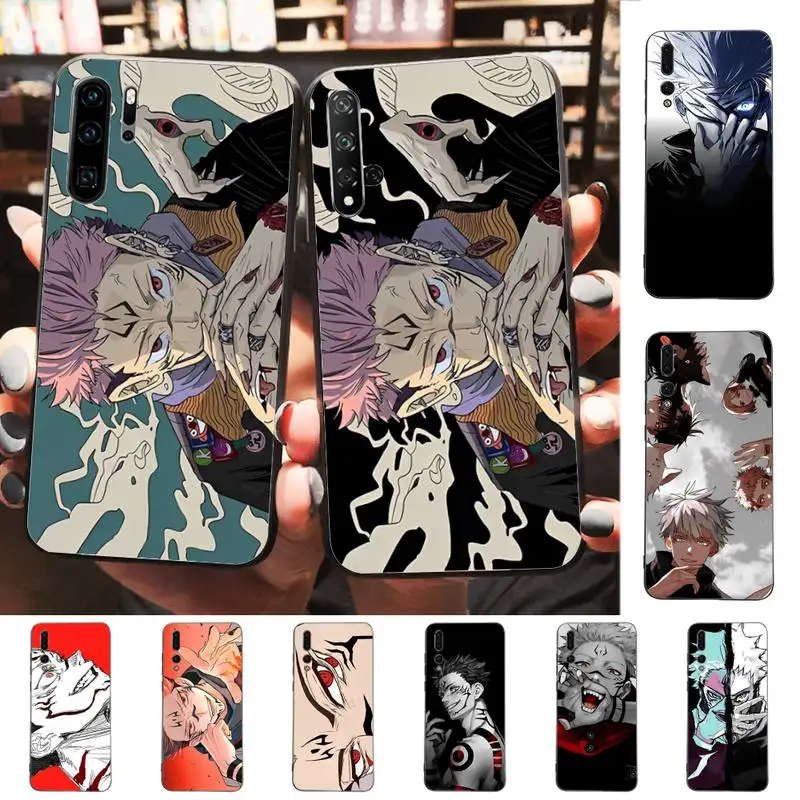 

Cartoon Anime Jujutsu Kaisen Yuji Itadori Fushiguro Megumi Phone Case for Huawei P30 40 20 10 8 9 lite pro plus Psmart2019