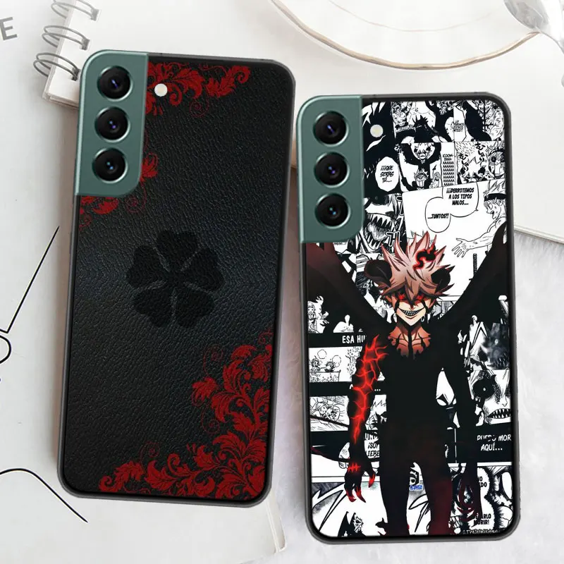Animation Black Clover ASTA Phone Case For Samsung Galaxy Note 20 Ultra 10 Lite 9 8 M11 M12 M21 M30S M31S M32 M51 M52 J8 J6 J4 P