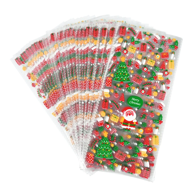 Рождественские пакеты для подарков WNYZQ, 50 шт.