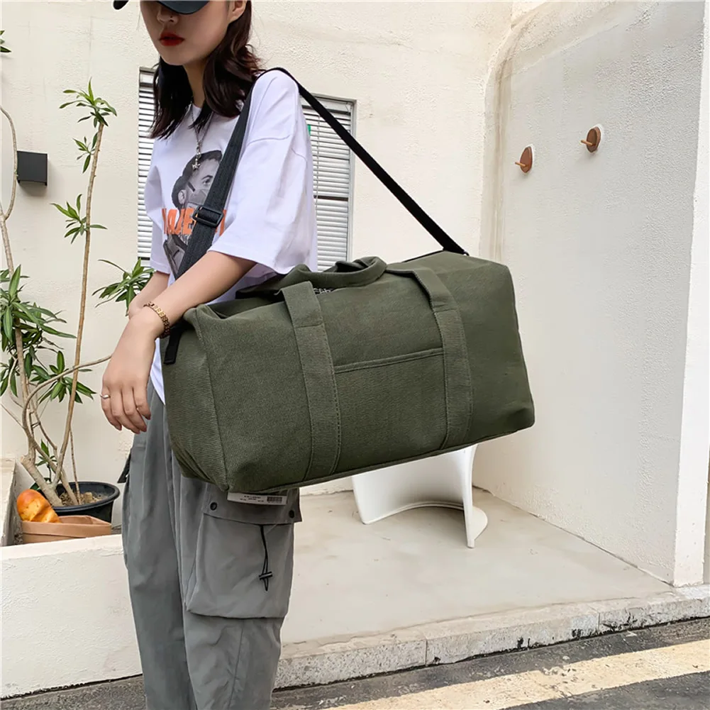 GNWXY Super Large Capacity Canvas Travel Bags Handbag Carry On Luggage Bags Men Duffel Bag Weekend Bag Dropshipping