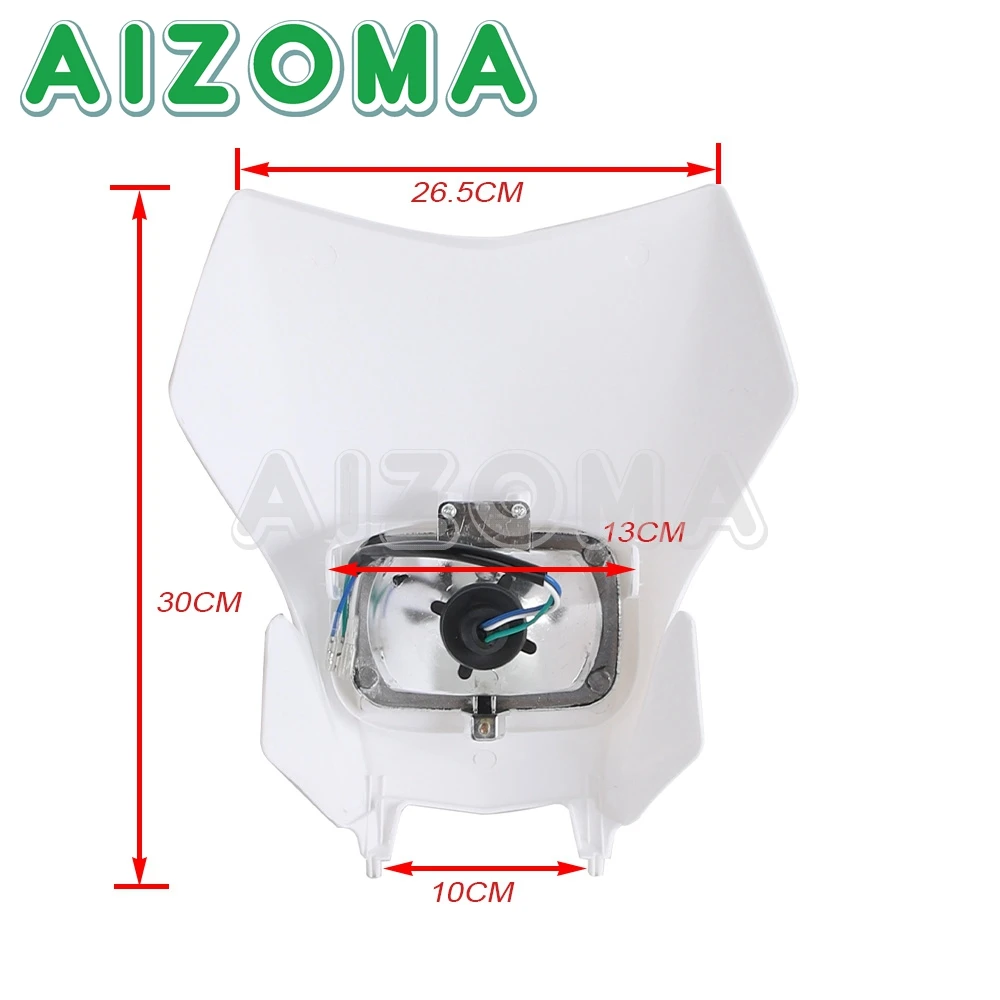 Передняя фара в сборе Hi/Lo для Honda CRF150F CRF230F 2015-2020 CR CRF125 250 44 маска передней фары Faring