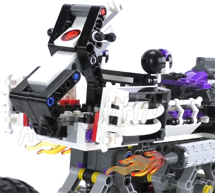 493 шт. движущиеся челюсти грузовика с черепом огромные резиновые шины нунчоки