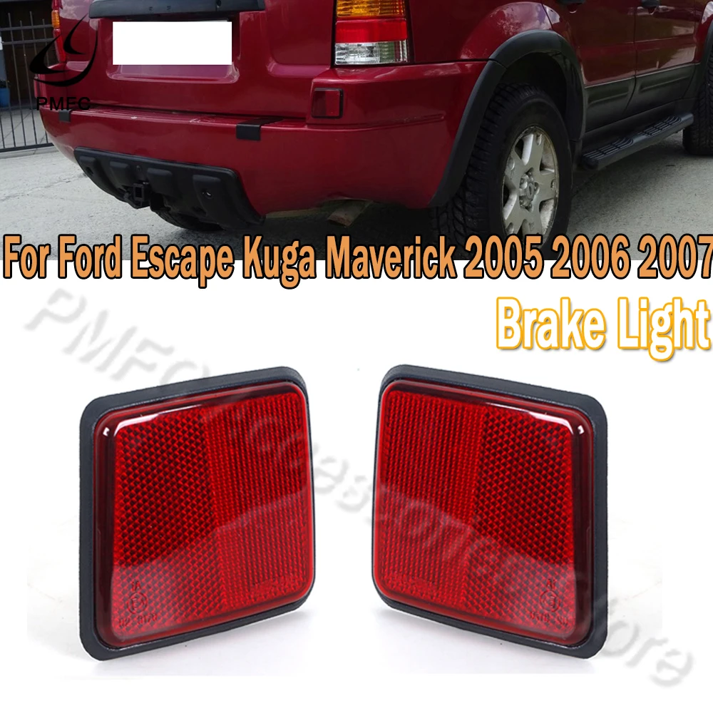 PMFC Left Right Rear Bumper Reflector Warning Light Rear Fog Lamp Not For UK Version For Ford Escape Kuga Maverick 2005-2007