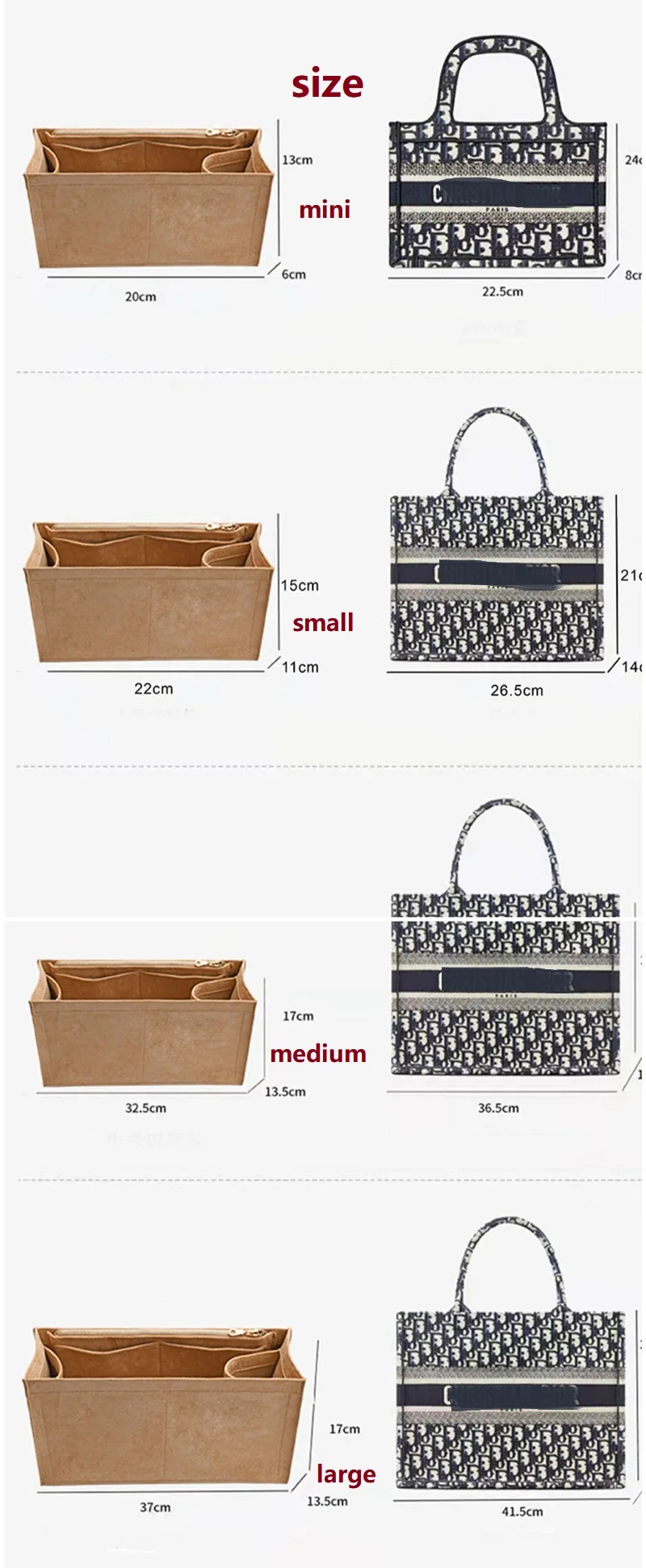 Органайзер органайзер для сумок Only