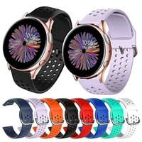 youyaemi silicone sport strap for samsung galaxy watch 42mm 46mm 3 41mm 45mm watch band wristband bracelet watchband