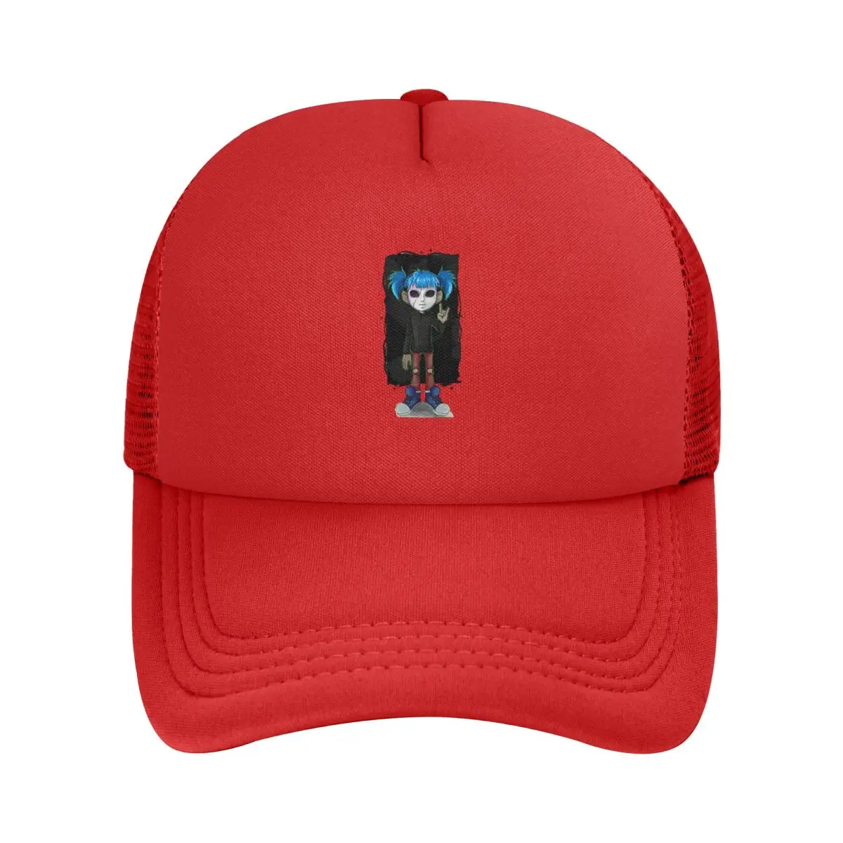 Sally Face Video Game Mesh Baseball Caps Snapback Hats Breathable Casual Casquette Outdoor For Men's And Women's