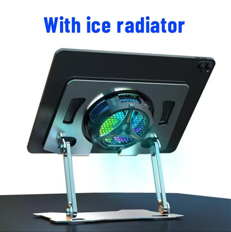 

Foldable Tablet Bracket Stand 360 Rotating Durable Hollowed Notebook Holder Desk Adjustable Tablet Mount For Ipad Accessories