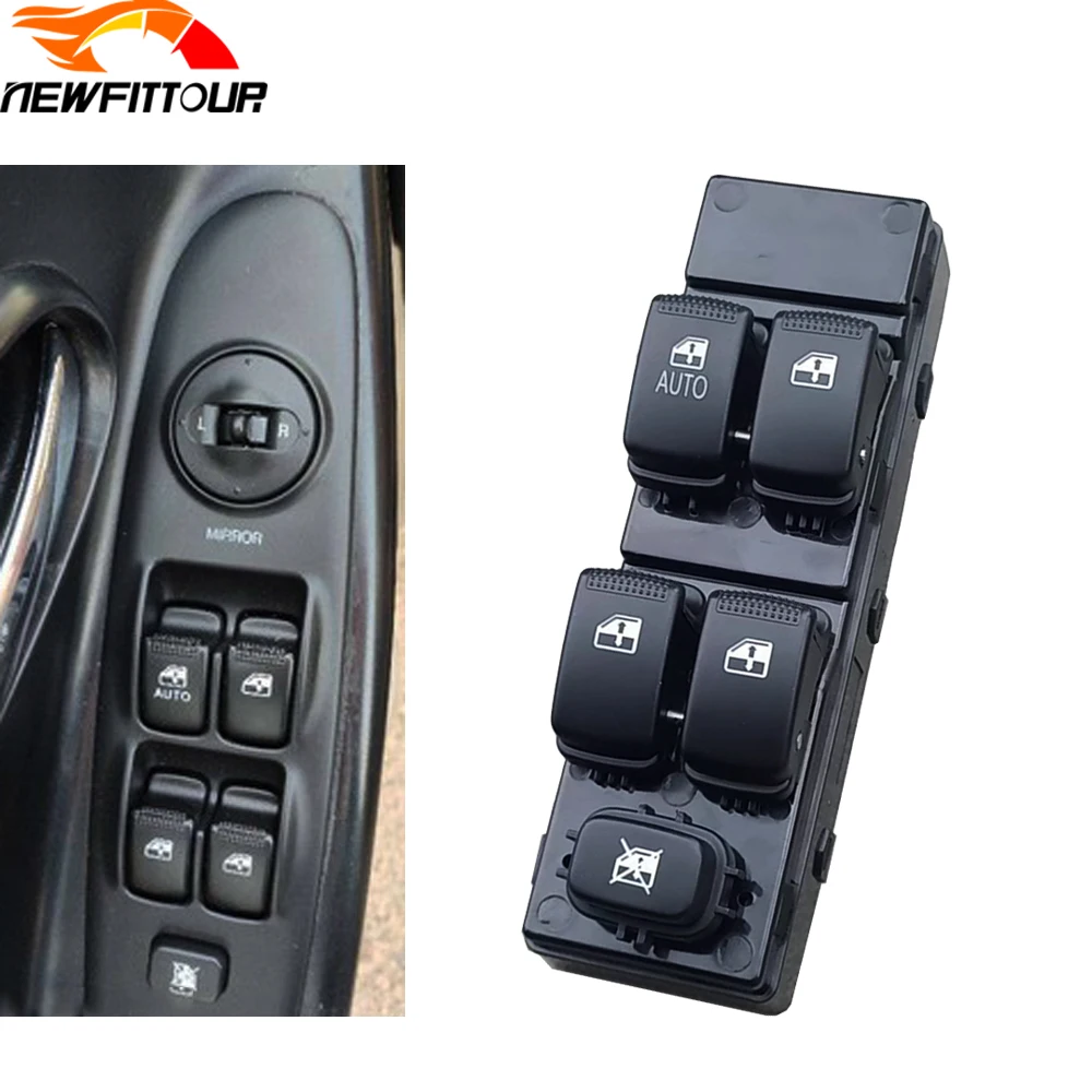 

Car Window Switch Front Left Driver Side Glass Lift Electric Window Control Button For Hyundai Elantra 2001-2006