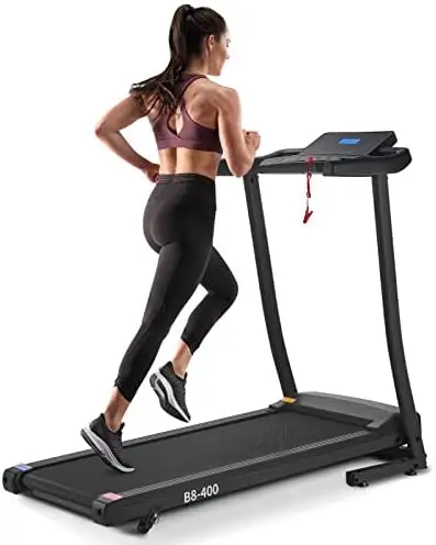 

Treadmill with Incline Treadmill 300 lb Capacity Incline Treadmill 2.5HP Treadmill LED Display Connected with Bluetooth Speakers