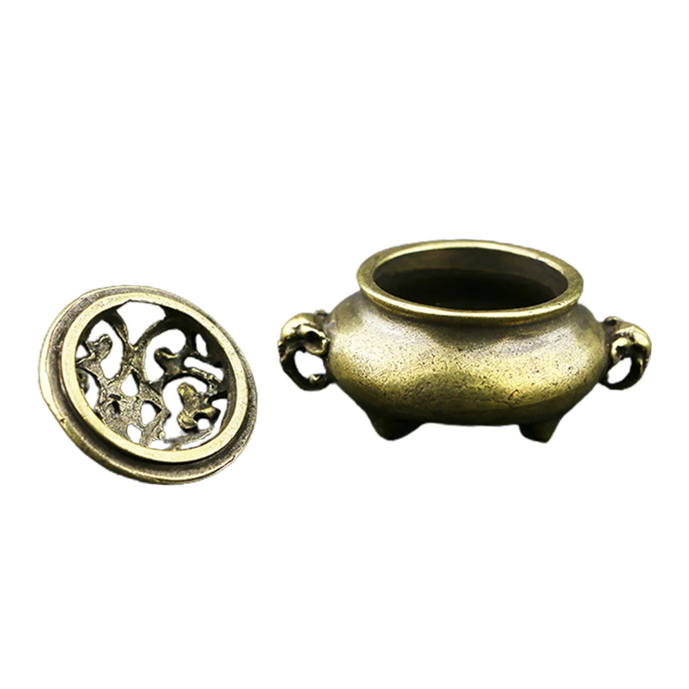

Burner Censer Holder Desktop Frankincense Home Use Premium Resin Craft Decoration Coil Ash Tray Vintage