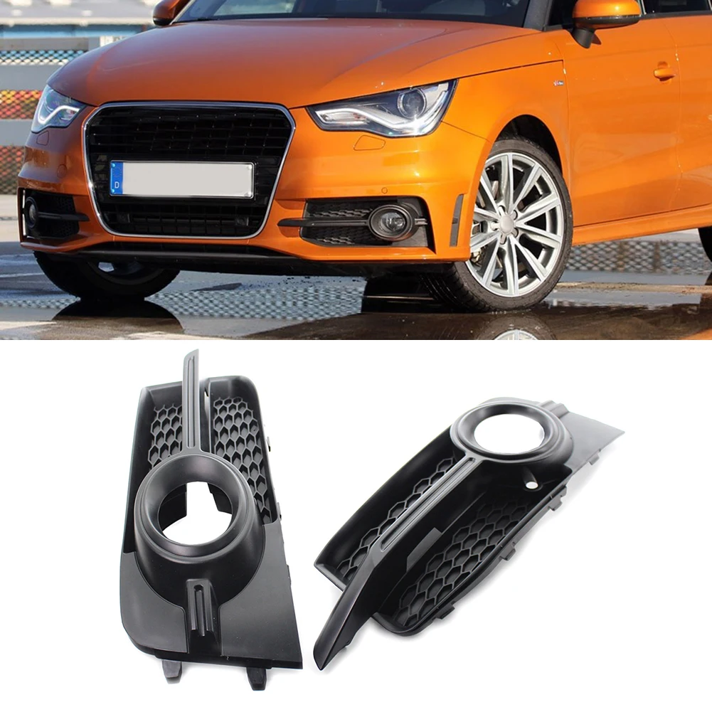 

S Line Left Right Bumper Grill Fog Light Surround 8X0807681B 8X0807682B for AUDI A1 8X 2011-2014 Car Accessories