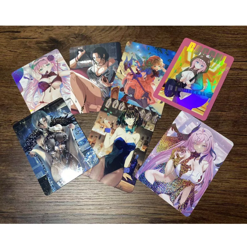 

Аниме игра сексуальная героина Elysia Arlecchino Fubuki Goto Hitori Sakura Kawaii Девушка коллекционные предметы DIY флэш-карты подарок игрушки