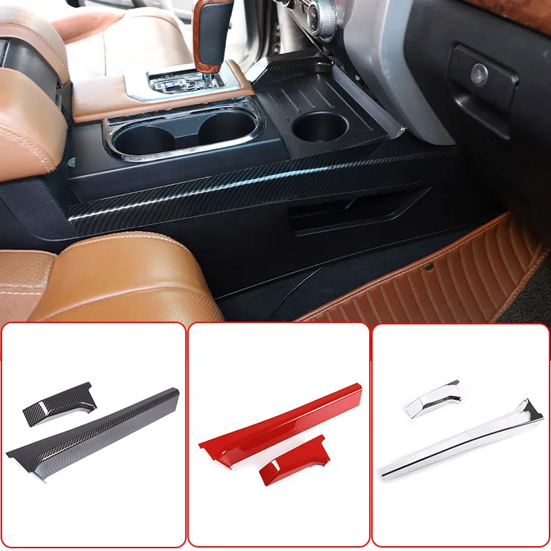 

Для Toyota Tundra 2014-2020 ABS углеродное волокно Автомобильный Центральный переключатель управления боковой декоративный чехол стикер аксессуары для интерьера автомобиля g