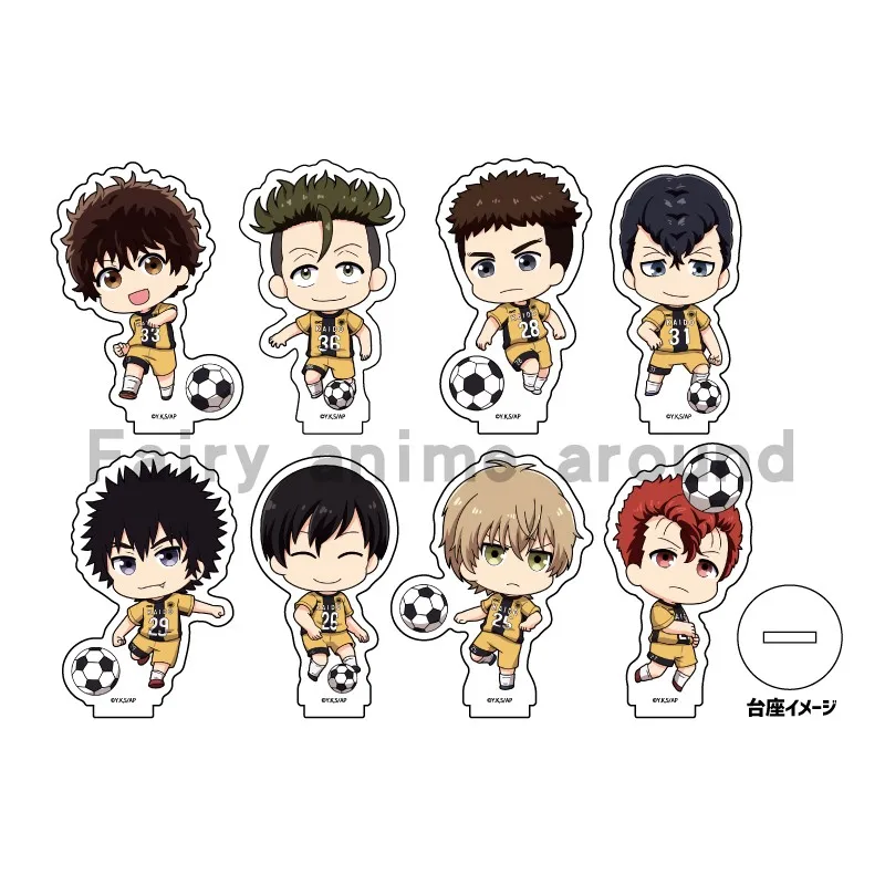 

Anime Aoashi Ao Ashi Mini Action Figure Doll Kuroda Kanpei Togashi Keiji Aoi Ashito Acrylic Stand Model Plate Cosplay Toy Gift