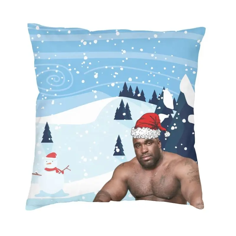 

Рождественские наволочки для подушек Барри Вуд мем украшение для дивана квадратная наволочка 45x45 см