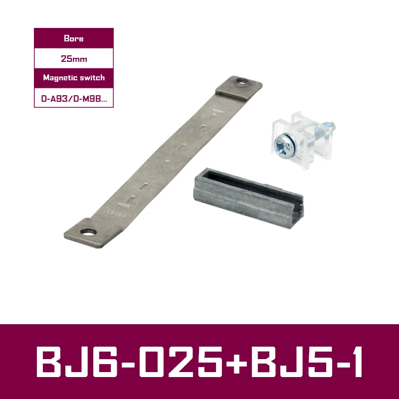 

10 шт., монтажная лента с фиксированным цилиндром и магнитным переключателем из нержавеющей стали для BJ6-010/016 BJ5-1 BM5-020/025/032/040/BJ5