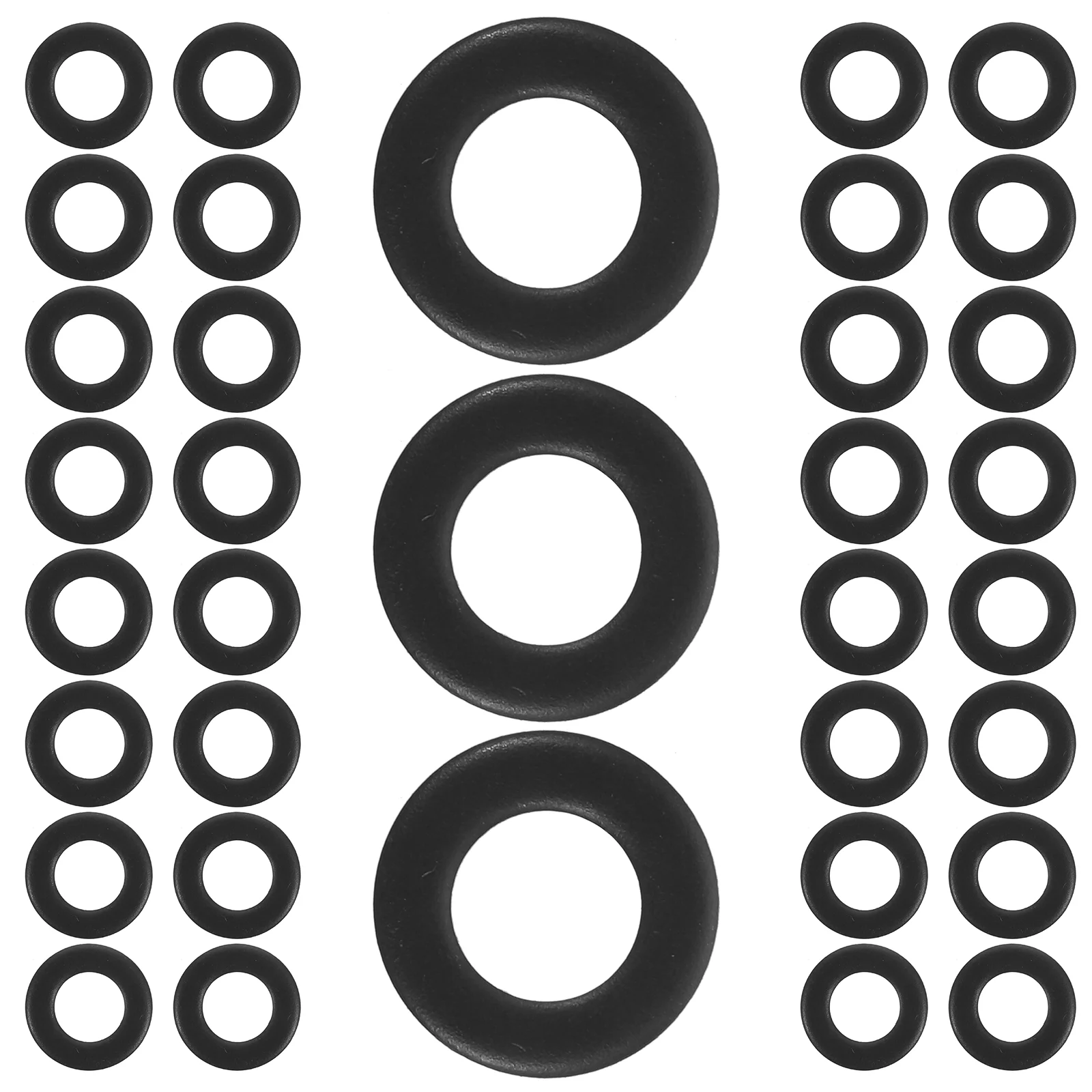 

100pcs Flat Fasteners Washers Automotive Homes Construction Screw Washers Bolt Washers