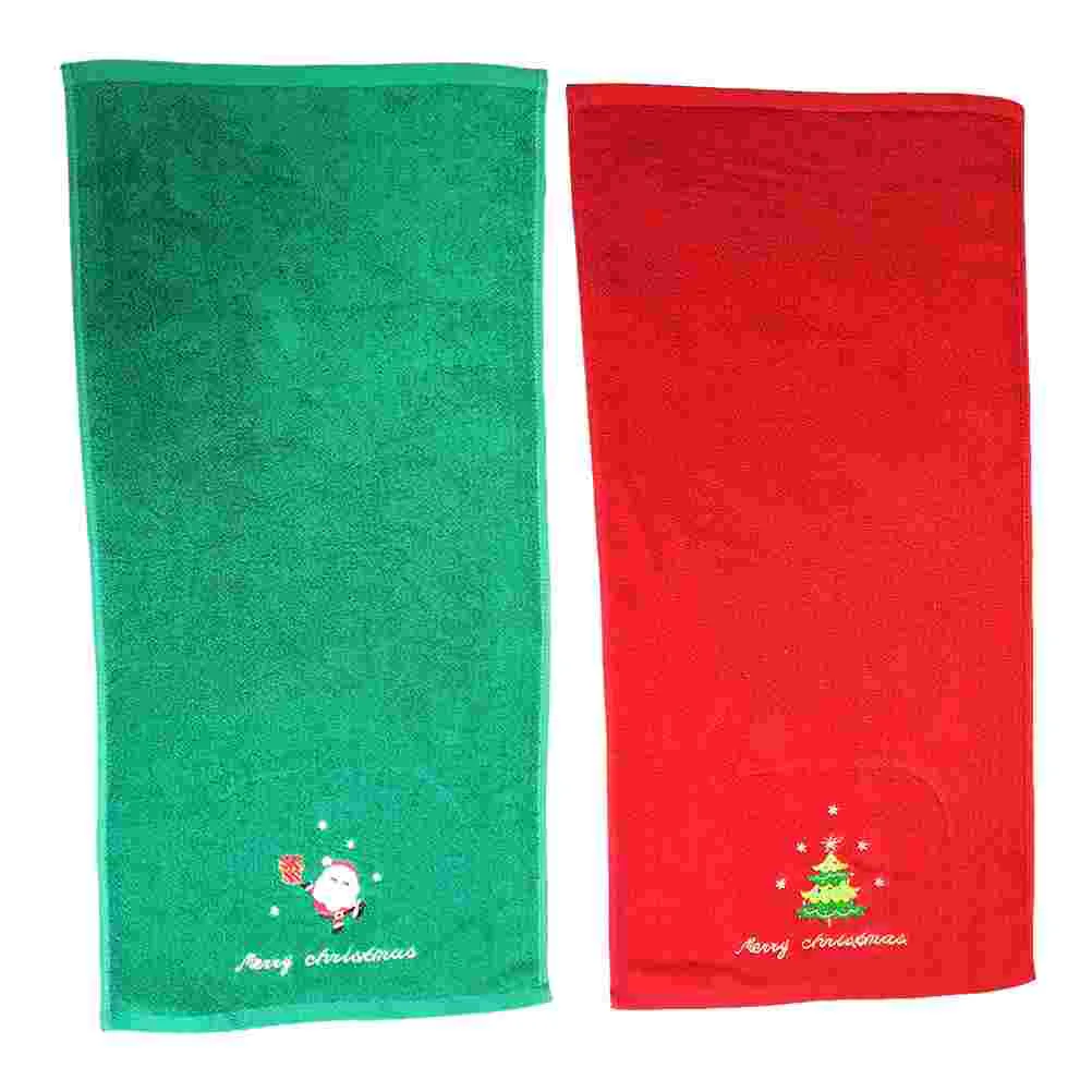 

Towels Cotton Towelhand Holiday Christmas Face Decorative Bath Guest Fingertip Wash Basin Dish