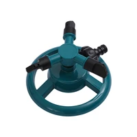 lawn small disc sprinkler trident rotatable plastic sprinkler 360 degree rotation water spray