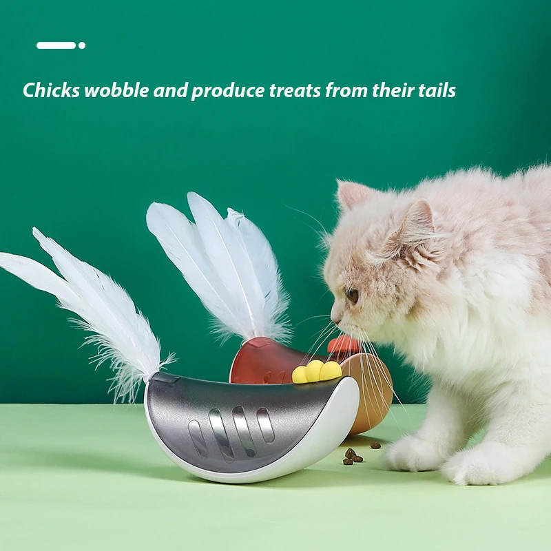 

Interactive Dog Cat Food Treat Ball Bowl Toy Funny Pet Shaking Leakage Food Container Puppy Cat Slow Feed Pet Tumbler Toy