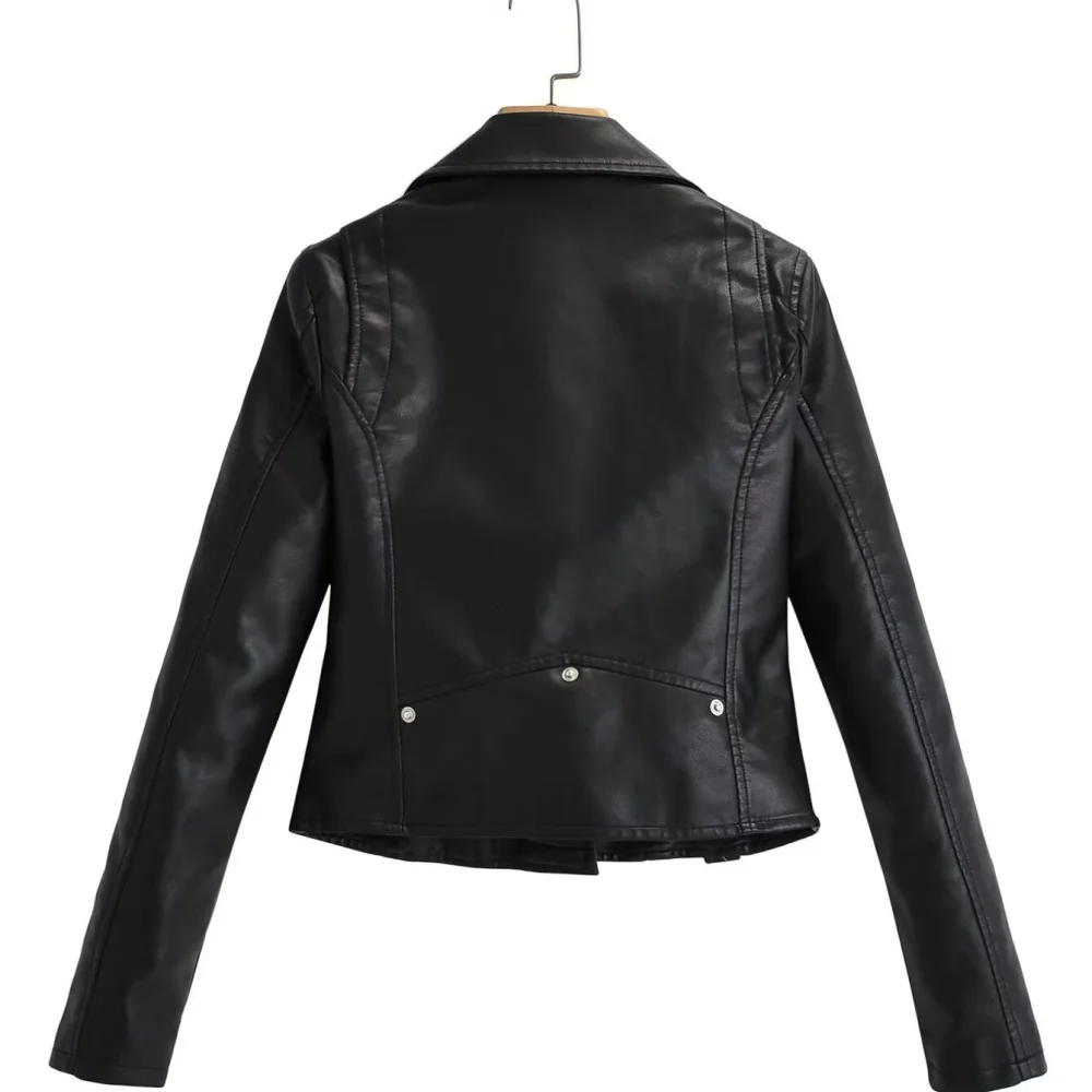 Осень/зима 2023 новая модная женская одежда откидной воротник длинный рукав