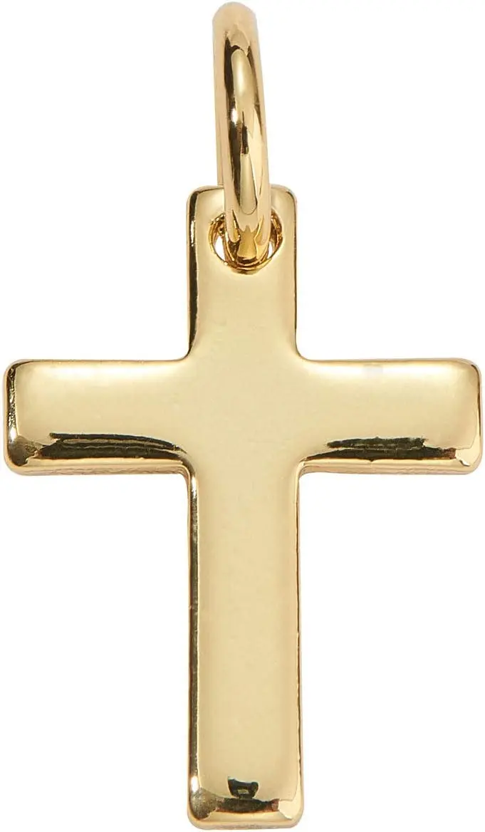 

2 шт., позолоченные бусины и подвески в виде креста