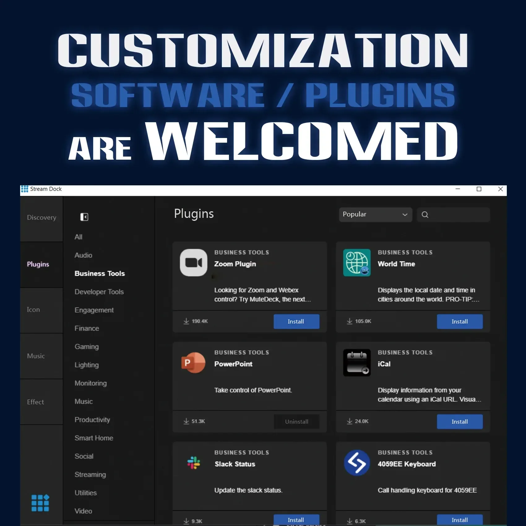 Визуальная клавиатура с палубным потоком ЖК-кнопка 15 клавиш контроль создания