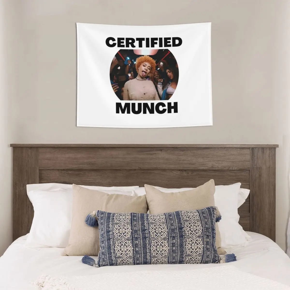 Пользовательский гобелен со льдом и специями в стиле хип-хоп музыка рэп-мунч