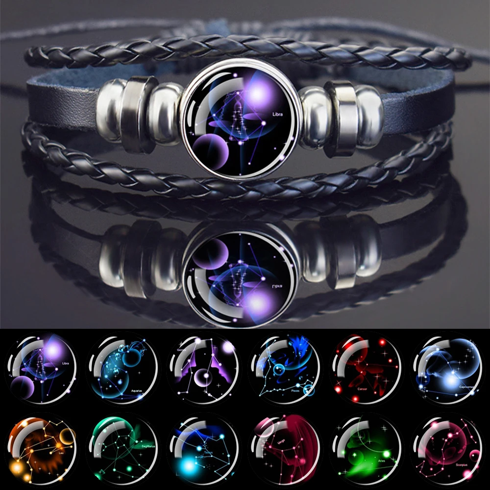 

Браслет со знаками Зодиака, 12 созвездий