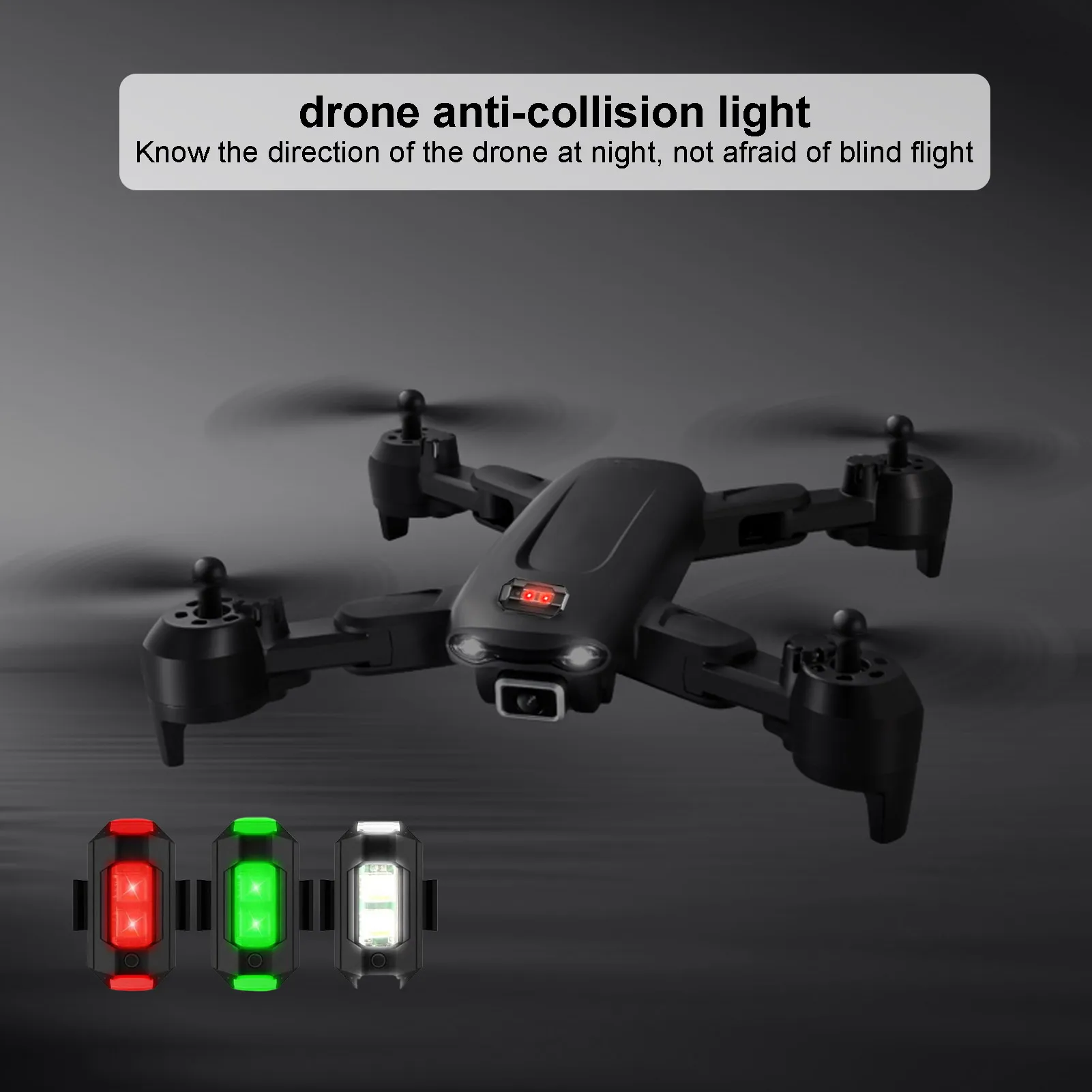 

Universal LED Anti-collision Warning Light Mini Signal Light Drone With Strobe Light 3 Colors Turn Signal Indicator Motorcycle