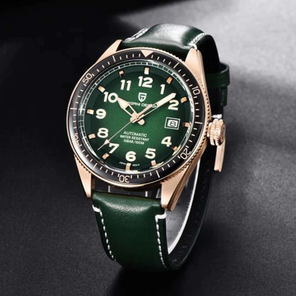 

Часы PAGANI DESIGN Мужские механические, Роскошные водонепроницаемые с керамическим циферблатом и датой, 44 мм, автоматические