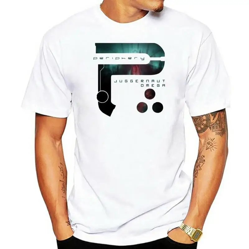 

Happwan O-Neck Periphery Band Logo T-shirts For Men